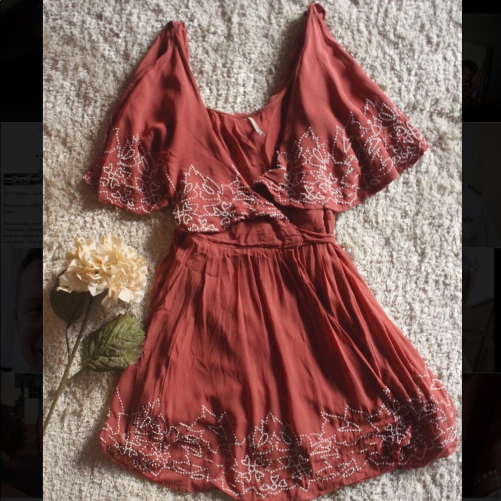 Peach/blush Free People Dress